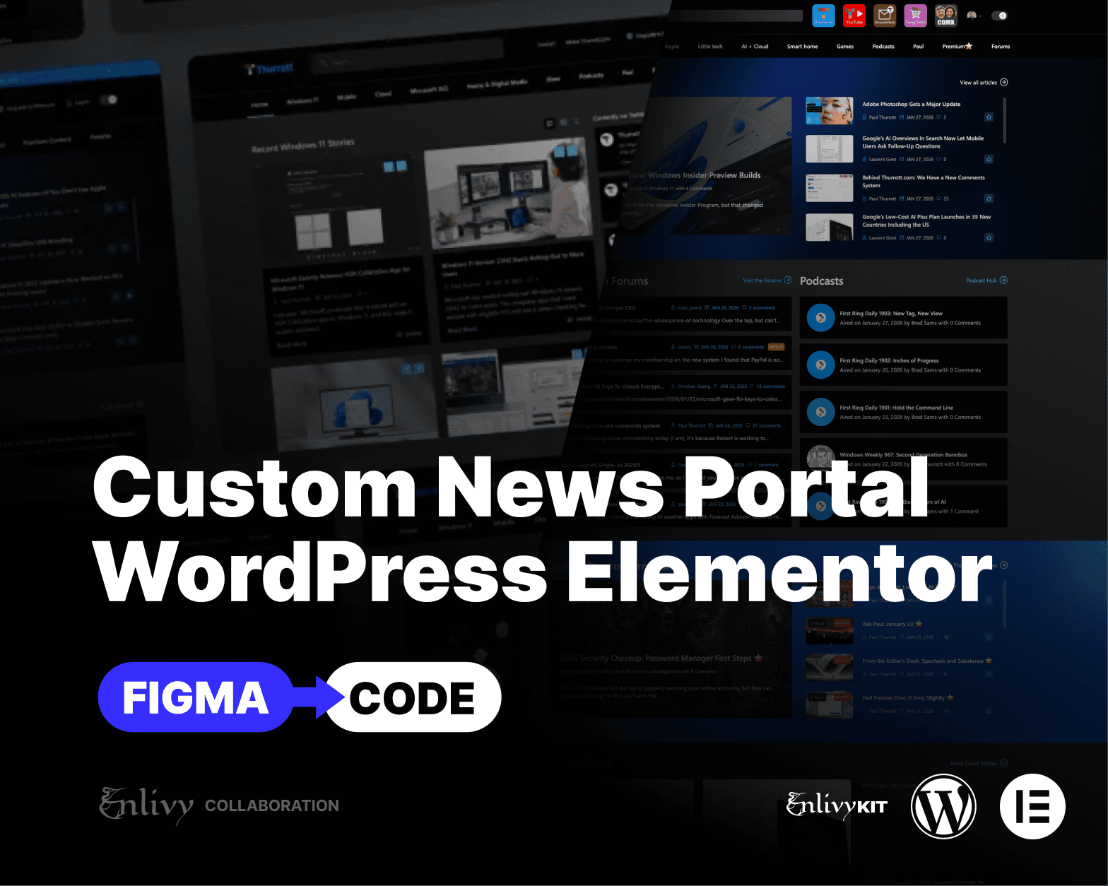 Custom WordPress Theme Development with Elementor